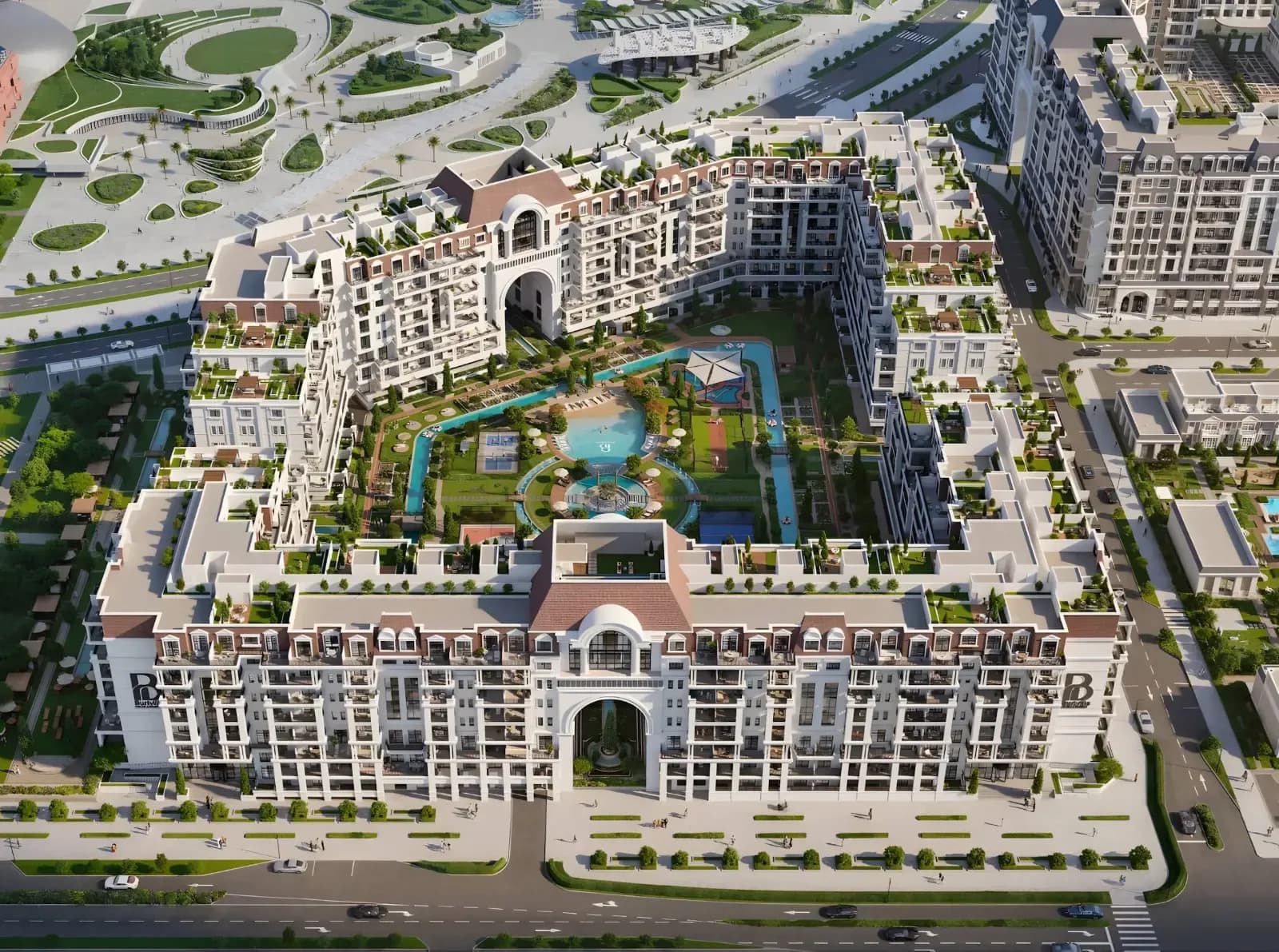 Bab Al Qasr Garden Residence 65, developer render 2