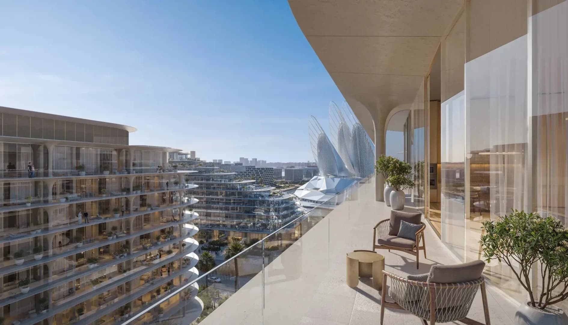 The Row Saadiyat, developer render 2