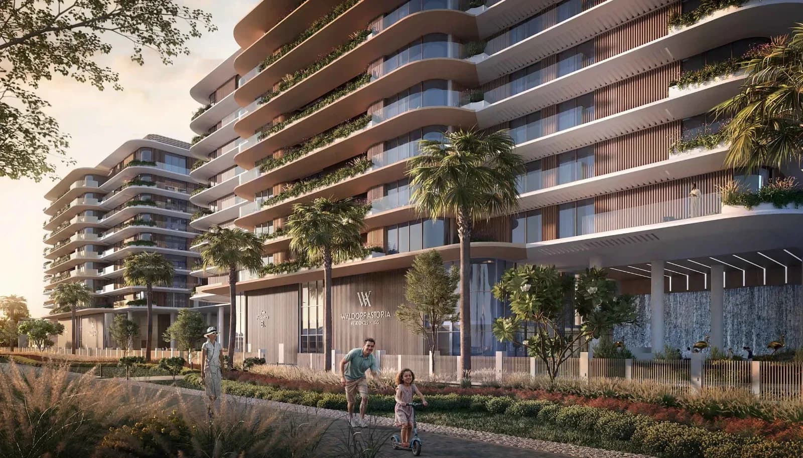 Waldorf Astoria Residences Yas Island, developer render 1