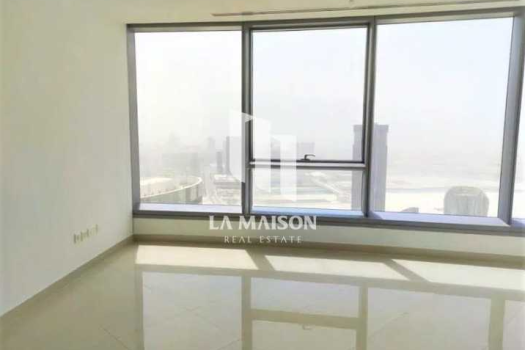 Prime Location | 2BR + M | High Floor | Sea View