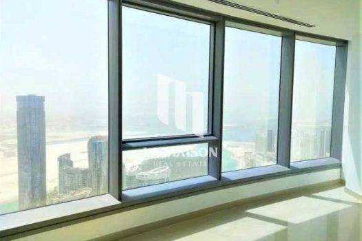 Prime Location | 2BR + M | High Floor | Sea View